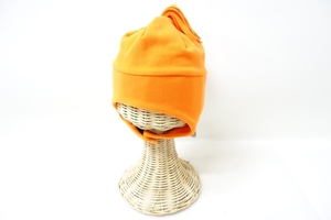 未使用 スノーボード OBRMEYER/オブマイヤー Orbit Fleece Hat/031 ORANGE YOUTH S/M #2