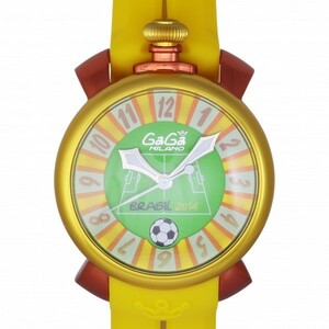 ガガミラノ GaGa MILANO マヌアーレ マヌアーレ48 2014年ブラジルワールドカップ 5070.5 グリーン文字盤 新品 腕時計 メンズ