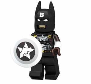 1体 キャプテンアメリカxバットマン　マーベル アベンジャーズ　ミニフィグ LEGO 互換 ミニフィギュア h
