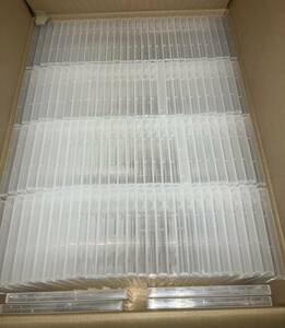 中古　DVDトールケース（クリア）１２０枚 /ゆうパック１４０サイズ