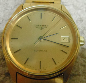 1円～アンティーク/LONGINES/ロンジン/AUTOMATIC　1663/メンズ/コマ付き/腕時計/稼働品