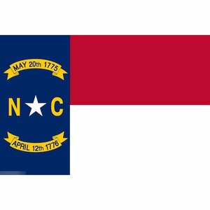 海外限定 国旗 ノースカロライナ州 州旗 アメリカ 米国 特大フラッグ