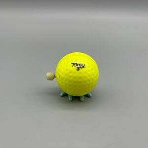 ゴルフボール TOMY3 ゼンマイ おもちゃ 動くおもちゃ ゼンマイ式おもちゃ レトロ レア