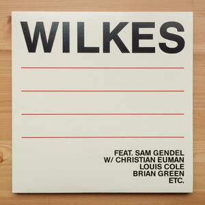 Sam Wilkes　Wilkes　2018年　LPレコード　未使用極美盤　500枚限定　初回プレス　フォトプリント付　Leaving Records　LR137　Sam Gendel