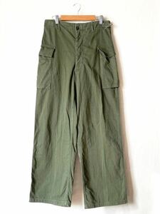 40s US ARMY M-43 Field Pants HBT ヘリンボーン ガスフラップ M43 尿素ボタン カーゴパンツ 軍パン ミリタリーパンツ アメリカ軍