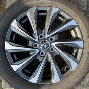 【良品】トヨタ ノア 純正ホイール ダンロップ 205/55R17 1本