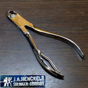 【侍】ドイツ J.A.HENCKELS SOLINGEN ゾーリンゲン 足用 爪切り ネイルニッパー 鋏 シザー 20+554