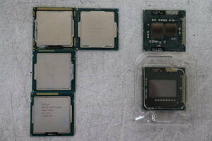  Y06/372 CPU intel Core i7 620M/840QM/860/3770/4770K/Core i5 8600K 合計6点 セット 動作未確認 現状品