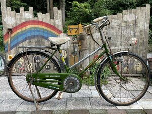 【1230】【整備済・乗れます】『一般車・昭和レトロ』ヨシダの自転車　SUPER DELUXE BICYCLE　引取り・手渡し限定 / 発送不可