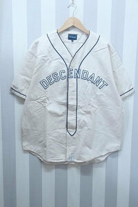 2-6204A/DESCENDANT BLEEK B.B SS SHIRT ディセンダント ベースボールシャツ