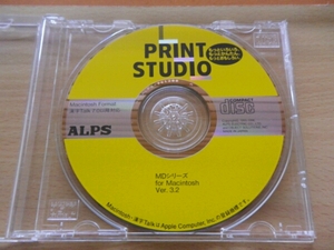 即決 ALPS PRINT STUDIO 漢字Talk7.0以降 対応 OLD MAC Macintosh オールド ビンテージ 古いマッキントッシュ