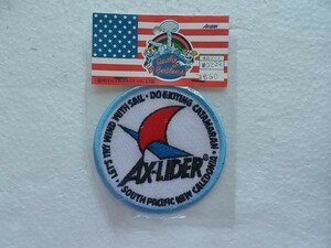 AX-LIDER アックスライダー ヨット スポーツ ヨット 船 レース USA ワッペン/ 刺繍 アメリカ USA 80