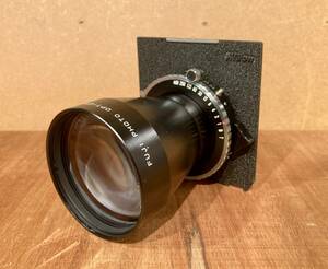 ■防湿庫保管品/状態良好!■FUJIFILM / FUJINON T 1:8/400mm COPAL ニコンボード 大型カメラ 大判レンズ フジフイルム