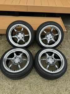 ADVAN Racing アドバンレーシング　RG-D2 15インチ 7J +42 4穴　センターキャップ付　PCD100 165/50R15 ZEETEX HA36S アルトワークスで使用