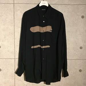 ONtheCORNER ITEM No.1233/COMMEdesGARCONS HOMMEPLUS コムデギャルソンオムプリュス 脱色 レーヨンロングシャツ 93aw ブラウス