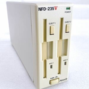 Needs 外付けFDD NFD-235V 3.5インチ フロッピーディスクドライブ 2ベイ【通電確認のみ】