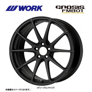 送料無料 ワーク GNOSIS FMB01 9J-20 +23 5H-100 (20インチ) 5H100 9J+23【4本セット 新品】