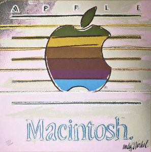 アンディー・ウォーホル／ANDY WARHOL (アフター) “ APPLE_MACKINTOSH ” リプロダクション・プリント R-357