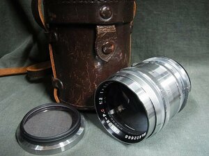 A4327 日本光学 ニコン NIKKOR-P・C 8.5cm 1：2 MFレンズ 現状品