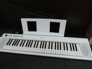 YAMAHA ヤマハ キーボード piaggero ピアジェーロ NP-１２ スタンド・譜面台付き