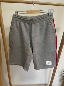 トムブラウン THOM BROWNEスウェット ショートパンツ トリコロール サイズ2約M SWEAT SHORTS IN LOOPBACK WITH RWBATSIDES ショーツ 未使用