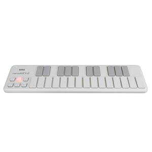 コルグ MIDIキーボード 25鍵 KORG nanoKEY2-WH USB-MIDIコントローラー 25鍵盤 キーボード ミニ鍵盤