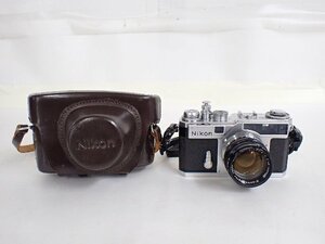 Nikon ニコン SP レンジファインダー フィルムカメラ NIKKOR-S 50mm F1.4 レンズ カメラケース付 ∴ 6DEC2-18