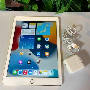 ［美品］Apple iPad Air 第2世代/32GB/SIMフリー/Wi-Fi+Cellular/ゴールド06