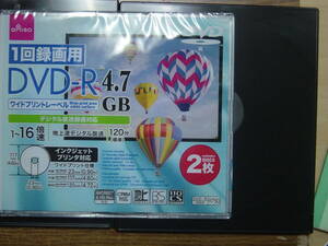 DAISO DVD-R 4.7G 2枚 1-16倍速＋ シールズ　SEALS CL02 03 04 05つき　チア