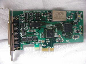 ★動作保証★ CONTEC AIO-160802L-LPE 高機能アナログ入出力 LowProfile PCI Express ボード 8ch(16bit 100ks/s) 