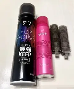 【✨数回使用✨値下げ✨】❤️くるんと前髪カーラー＆ケープセット❤️⚠️バラ売り不可⚠️