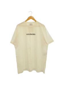 VETEMENTS◆LOGO Postage T-shirt/L/コットン/ホワイト/SS20TR304