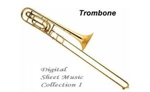 トロンボーンPDFクラシック楽譜集60譜/吹奏楽曲スコアtrombone練習初心者激レアプロ演奏者指揮者運指音楽曲作曲家スコアipadproタブレット