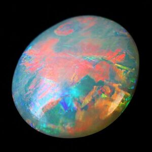 1.675ct 天然ホワイトオパール オーストラリア 遊色抜群 最高品質〔Australia White opal 宝石 jewelry ナチュラル natural 裸石 loose 〕