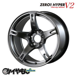 CST ZERO1 HYPER v2 ゼロワンハイパー 18インチ 5H114.3 9.5J +30 1本 ホイール シルバー シルビア 180sx チェーサー スカイライン ドリフ