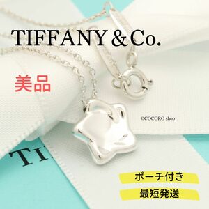 【美品】ティファニー TIFFANY＆Co. スター 星 エルサペレッティ ネックレス AG925