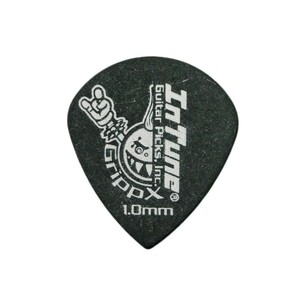 In Tune Guitar Picks DGP3-B100 GrippX-XJb 1.00mm Black ギターピック×36枚