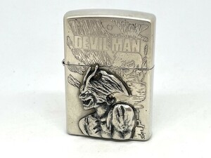 ZIPPO ジッポー ライター 1997年製 DEVIL MAN デビルマン サイドシリアル 3面加工 リミテッドエディション 特別限定品 メタル貼り