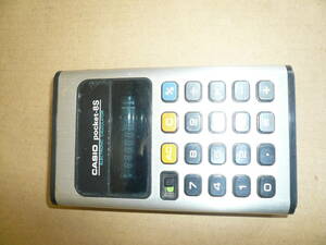 ●カシオ電卓　CASIO pocket-8s 電池式　 ＃昭和レトロ＃当時物