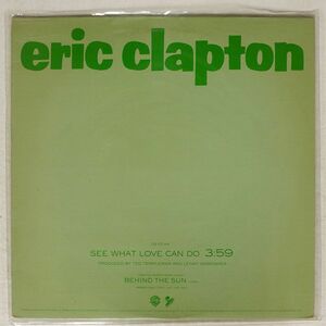 ERIC CLAPTON/SEE WHAT LOVE CAN DO/WARNER BROS. PROA2306 12