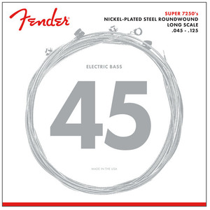 Fender 7250 Bass Strings, Nickel Plated Steel, Long Scale, 7250-5M .045-.125 5弦用ベース弦〈フェンダー〉