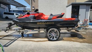 seadoo　RXT300アワー23.3 ステンレストレーラー　トーイングチューブ　ライフジャケットセット