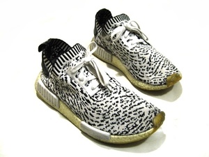 adidas アディダス 27㎝ NMD_R1 PK ノマド ランナー1 プライムニット ランニング ホワイト/コアブラック BZ-0219 イージーブースト