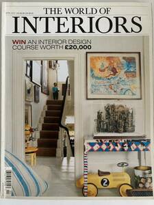送料無料 洋書 雑誌 The World of Interiors APRIL 2010 ワールドオブインテリア インテリア 参考書 資料 古書