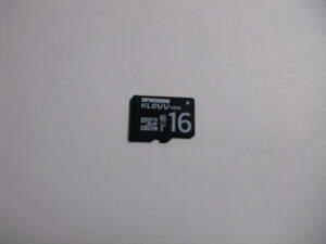 16GB　microSDHCカード　KLEVV　class10 フォーマット済み　メモリーカード　microSDカード