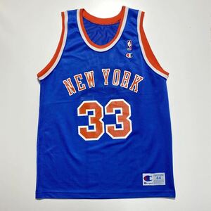 【44】90s Champion NBA PATRICK EWING 33 90年代 チャンピオン ニューヨークニックス パトリックユーイング ユニフォーム バスケ G853