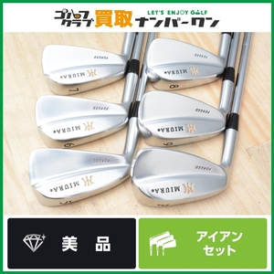 ★売切り【美品】三浦技研 US MIURA FORGED カスタム レフティ アイアンセット 5~PW 6本セット KBS TOUR 90 フレックスS 左用 KBSツアー