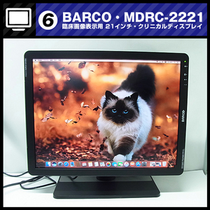 ★BARCO MDRC-2221 [BackLight：7679時間] 医療用液晶モニター 21型 クリニカルディスプレイ /臨床画像表示用/2017年製/ バルコ [06]