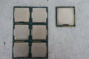 Y06/200 CPU intel Core i7 9700K/4790/3770/930 Core i5 7400/6500/2500K 合計7点 セット 動作未確認 現状品