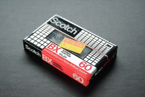 古いカセットテープ Scotch 3M BX 60 未使用品 0325-8 検索用語→Aレター100g10内